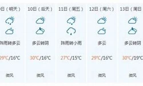 九寨沟一周天气预报10天最新通知_九寨沟